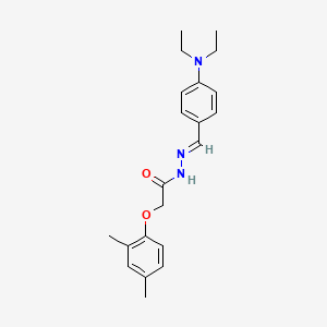 N'-[(E)-[4-(Diethylamino)phenyl]methylidene]-2-(2,4-dimethylphenoxy)acetohydrazide