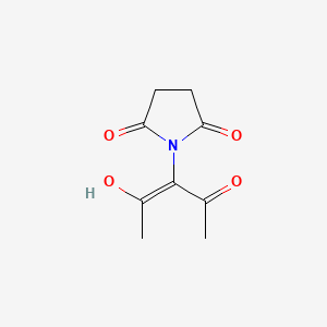 1-[(2Z)-2-hydroxy-4-oxopent-2-en-3-yl]pyrrolidine-2,5-dione