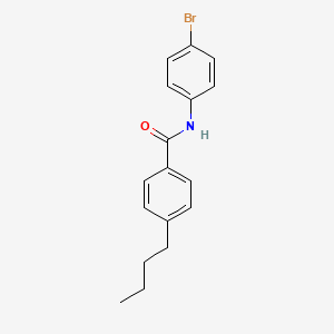 molecular formula C17H18BrNO B11545616 N-(4-bromophenyl)-4-butylbenzamide 