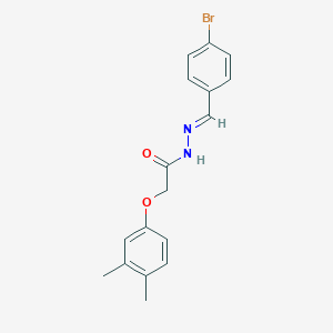 N'-[(E)-(4-bromophenyl)methylidene]-2-(3,4-dimethylphenoxy)acetohydrazide