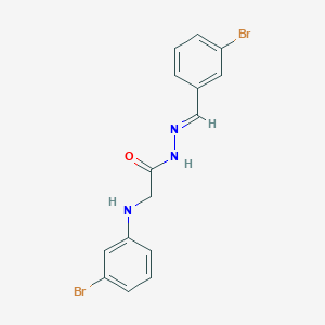 2-[(3-Bromophenyl)amino]-N'-[(E)-(3-bromophenyl)methylidene]acetohydrazide