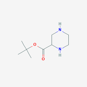 molecular formula C9H18N2O2 B115460 Tert-Butyl-Piperazin-2-carboxylat CAS No. 146398-94-9