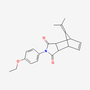 2-(4-Ethoxyphenyl)-8-isopropylidene-3A,4,7,7A-tetrahydro-1H-4,7-methanoisoindole-1,3(2H)-dione