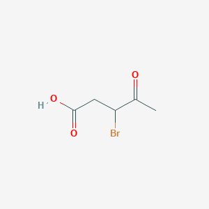 molecular formula C₅H₇BrO₃ B1154611 3-Bromo-4-oxopentanoic acid 