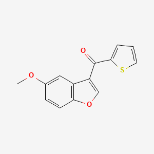 (5-Methoxy-benzofuran-3-yl)-thiophen-2-yl-methanone