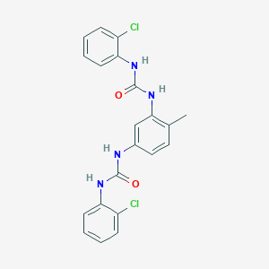 N'-(3-{[(2-chloroanilino)carbonyl]amino}-4-methylphenyl)-N-(2-chlorophenyl)urea