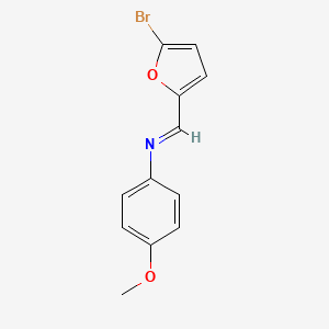 N-[(E)-(5-bromofuran-2-yl)methylidene]-4-methoxyaniline