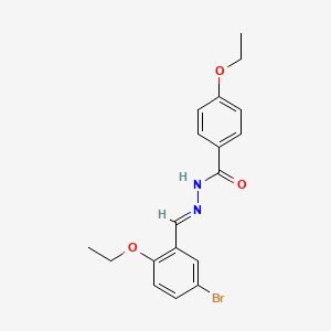 N'-[(E)-(5-bromo-2-ethoxyphenyl)methylidene]-4-ethoxybenzohydrazide