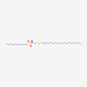 N-[2-(octadecylsulfanyl)ethyl]decane-1-sulfonamide