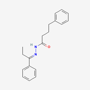 molecular formula C19H22N2O B11546968 4-phenyl-N'-[(1E)-1-phenylpropylidene]butanehydrazide 