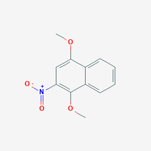 molecular formula C₁₂H₁₁NO₄ B1154726 1,4-Dimethoxy-2-nitronaphthalene 