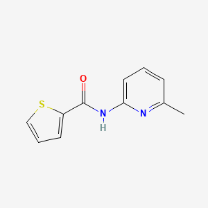 molecular formula C11H10N2OS B11547384 N-(6-methylpyridin-2-yl)thiophene-2-carboxamide 