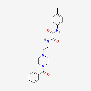 Oxalamide, N-[2-(4-benzoylpiperazin-1-yl)ethyl]-N'-(p-tolyl)-