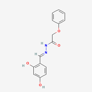 molecular formula C15H14N2O4 B11547747 N'-(2,4-dihydroxybenzylidene)-2-phenoxyacetohydrazide CAS No. 303086-58-0