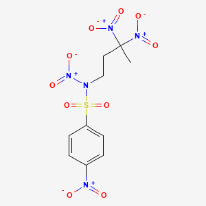 molecular formula C10H11N5O10S B11547757 N-(3,3-dinitrobutyl)-N,4-dinitrobenzenesulfonamide 