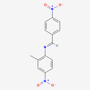 Toluene, 5-nitro-2-(4-nitrobenzylidenamino)-