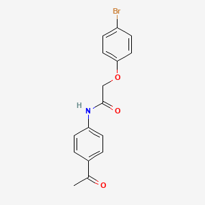 N-(4-acetylphenyl)-2-(4-bromophenoxy)acetamide