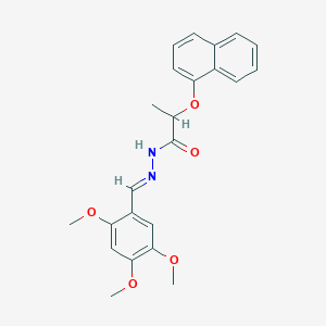 2-(naphthalen-1-yloxy)-N'-[(E)-(2,4,5-trimethoxyphenyl)methylidene]propanehydrazide