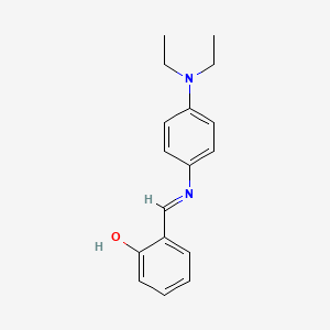 2-[(E)-{[4-(diethylamino)phenyl]imino}methyl]phenol