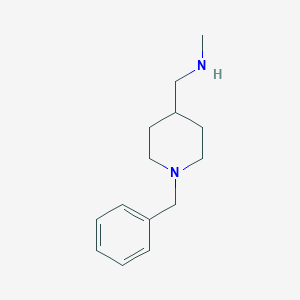 molecular formula C14H22N2 B115482 1-(1-Benzylpiperidin-4-YL)-N-methylmethanamine CAS No. 147908-88-1