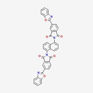 molecular formula C40H20N4O6 B11548207 2,2'-naphthalene-1,5-diylbis[5-(1,3-benzoxazol-2-yl)-1H-isoindole-1,3(2H)-dione] 