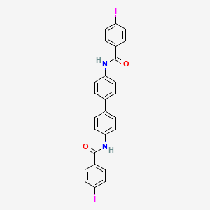 molecular formula C26H18I2N2O2 B11548253 N,N'-biphenyl-4,4'-diylbis(4-iodobenzamide) 