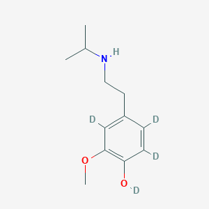 2-Methoxy-4-[2-[(1-methylethyl)amino]ethyl]phenol-d4