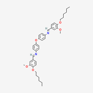 4,4'-oxybis(N-{(E)-[4-(hexyloxy)-3-methoxyphenyl]methylidene}aniline)