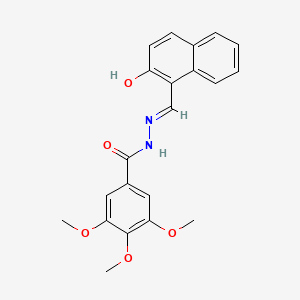 N'-[(E)-(2-hydroxynaphthalen-1-yl)methylidene]-3,4,5-trimethoxybenzohydrazide