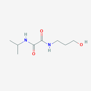 N-(3-hydroxypropyl)-N'-(propan-2-yl)ethanediamide