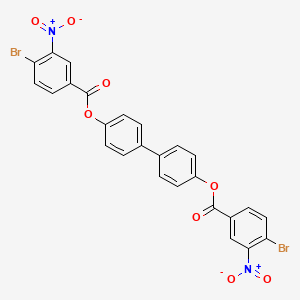 Biphenyl-4,4'-diyl bis(4-bromo-3-nitrobenzoate)