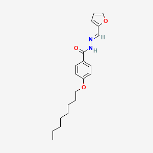 N'-[(E)-furan-2-ylmethylidene]-4-(octyloxy)benzohydrazide