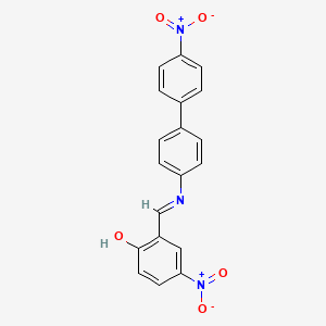 4-nitro-2-{(E)-[(4'-nitrobiphenyl-4-yl)imino]methyl}phenol