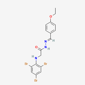 N'-[(E)-(4-Ethoxyphenyl)methylidene]-2-[(2,4,6-tribromophenyl)amino]acetohydrazide