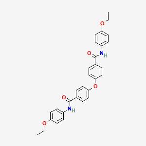 N-(4-Ethoxyphenyl)-4-{4-[(4-ethoxyphenyl)carbamoyl]phenoxy}benzamide