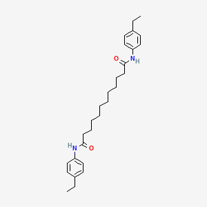 molecular formula C28H40N2O2 B11548973 N,N'-bis(4-ethylphenyl)dodecanediamide 