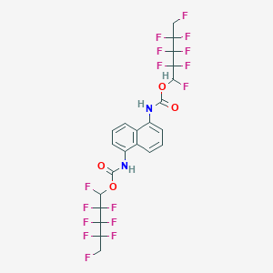 Bis(1,2,2,3,3,4,4,5-octafluoropentyl) naphthalene-1,5-diylbiscarbamate