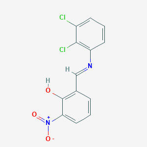 2-{(Z)-[(2,3-dichlorophenyl)imino]methyl}-6-nitrophenol