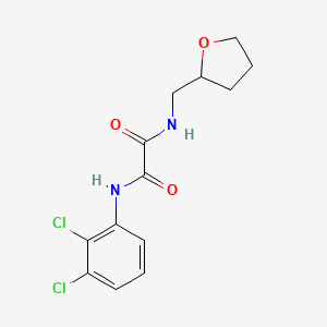 molecular formula C13H14Cl2N2O3 B11549241 N-(2,3-Dichloro-phenyl)-N'-(tetrahydro-furan-2-ylmethyl)-oxalamide 