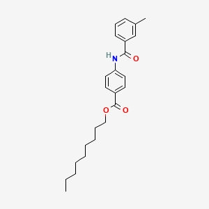 Nonyl 4-{[(3-methylphenyl)carbonyl]amino}benzoate