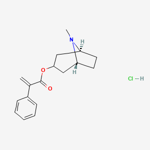 molecular formula C₁₇H₂₂ClNO₂ B1154997 Apoatropine hydrochloride 