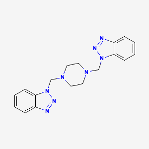 1,1'-(piperazine-1,4-diyldimethanediyl)bis(1H-benzotriazole)