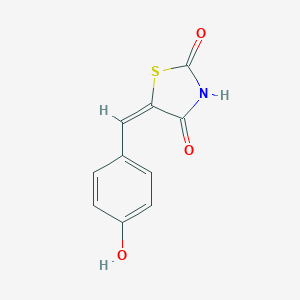 (5E)-5-[(4-hydroxyphenyl)methylidene]-1,3-thiazolidine-2,4-dione