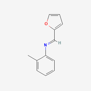 N-[(E)-furan-2-ylmethylidene]-2-methylaniline