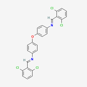 4,4'-oxybis{N-[(E)-(2,6-dichlorophenyl)methylidene]aniline}