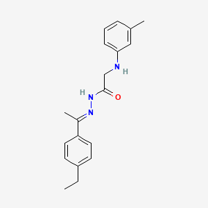 N'-[(1E)-1-(4-Ethylphenyl)ethylidene]-2-[(3-methylphenyl)amino]acetohydrazide