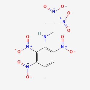 N-(2,2-dinitropropyl)-4-methyl-2,3,6-trinitroaniline