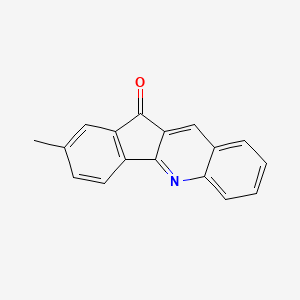 molecular formula C17H11NO B11550246 2-Methyl-11H-indeno[1,2-b]quinolin-11-one 