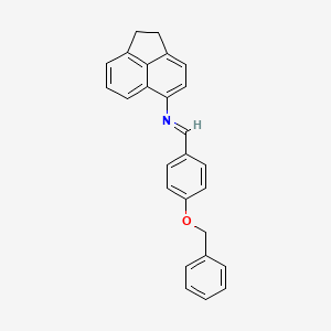 N-{(Z)-[4-(benzyloxy)phenyl]methylidene}-1,2-dihydroacenaphthylen-5-amine