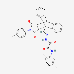 molecular formula C36H30N4O4 B11550490 Ed name) 